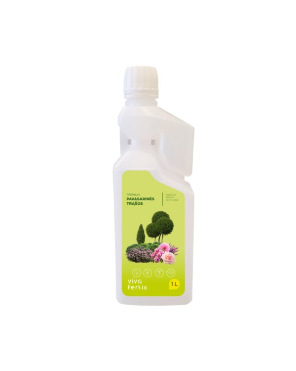 Premium spring fertilizer for decorative plants and flowers, 1L