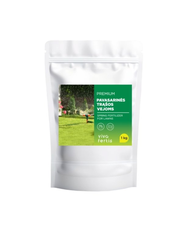 Granular spring fertilizer for lawns, 1 kg
