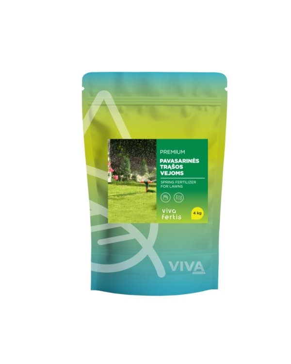 Granular spring fertilizer for lawns, 4 kg