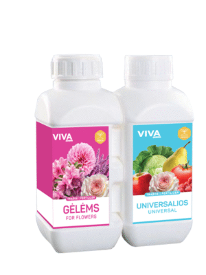 TRĄŠOS GĖLĖMS + UNIVERSALIOS (0,5 l+ 0,5 l)